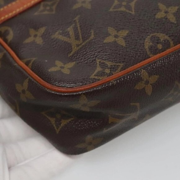 LOUIS VUITTON Monogram Compiegne 23 Clutch Bag M51847 LV Auth 129407 - Picture 3 of 16